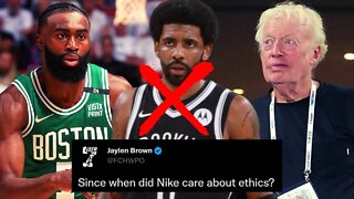 Jalen Brown SLAMS Nike For Hypocrisy After They CANCELLED Kyrie Irving