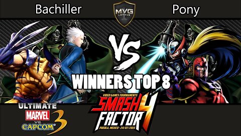 OF Bachiller vs. C4 Pony - Smash Factor 4 - Winners Top 8 - Marvel vs. Capcom