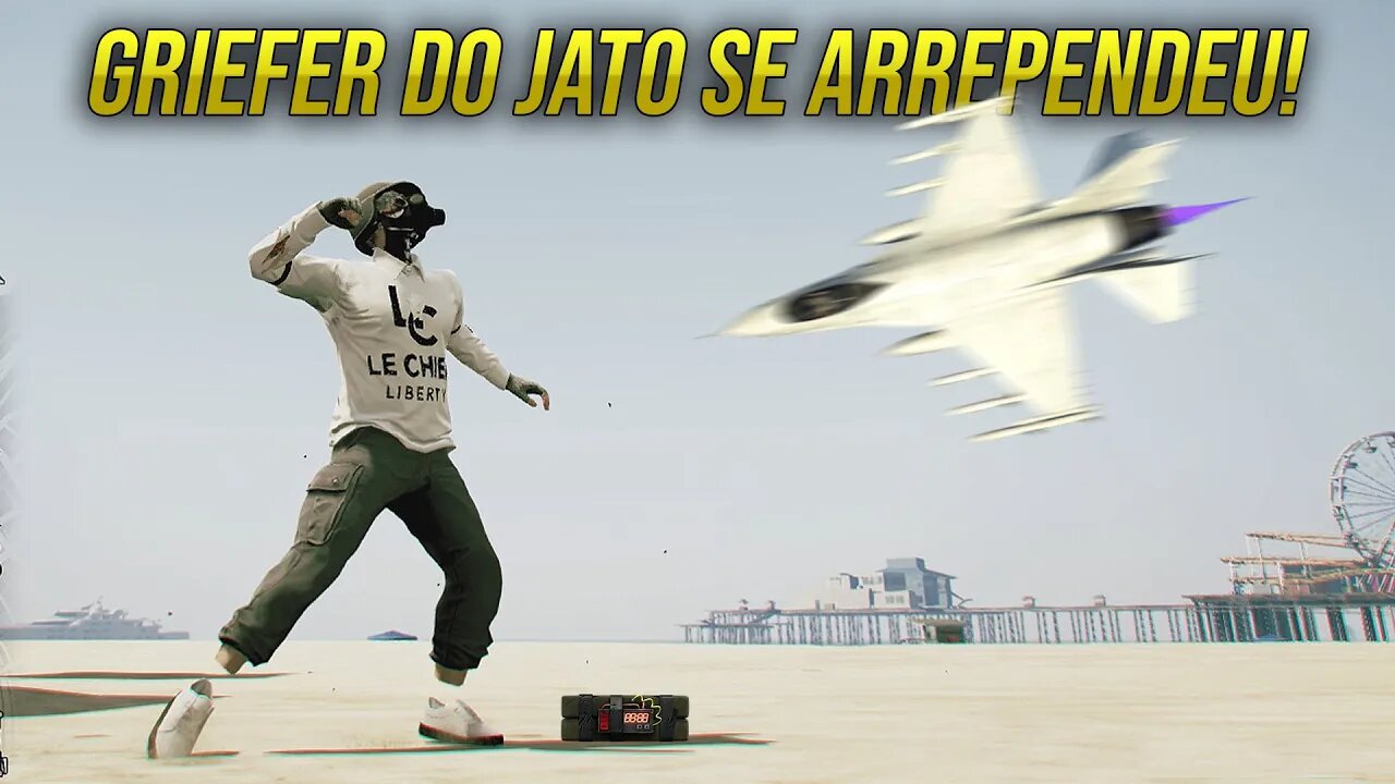 GTA 5 - A VINGANÇA CONTRA O GRIEFER QUE ME ATACOU OCULTO DE JATO!