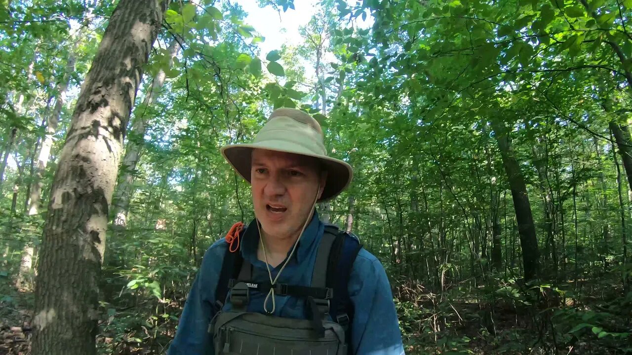 Non-radio hiking clip from our hike on 9-11