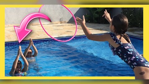 DESAFIO DO BAMBOLE 2 - 3 irmãs demais | تجمع التحدي | पूल चैलेंज | pool challenge