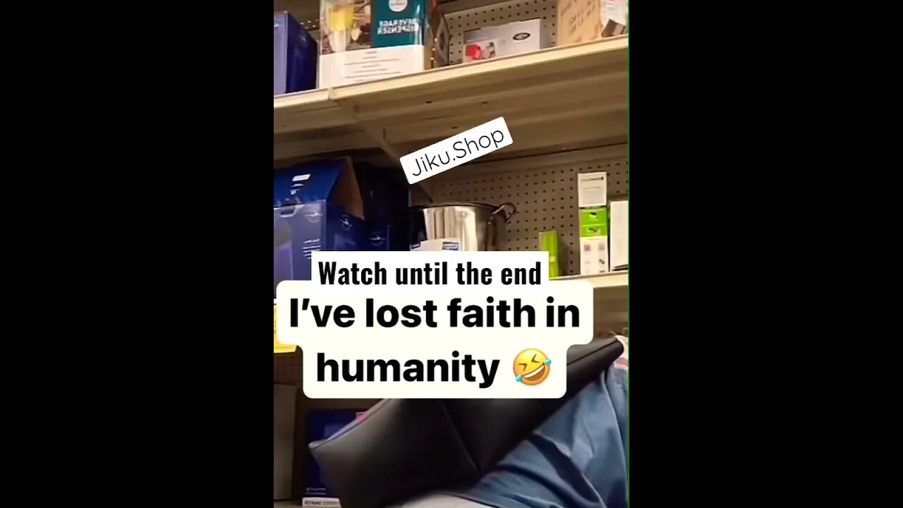 She really did that in Walmart. It never ends. Kitchen pots and farts.