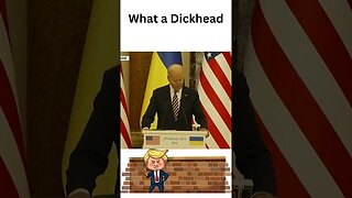 🤣😂What a Dickhead Presidents Day Biden in Ukraine😆🤣