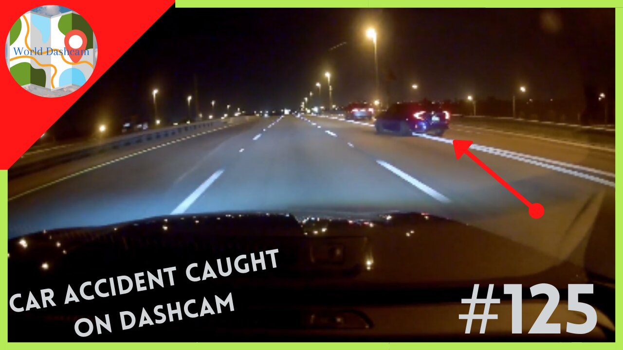 Driver Has Extreme Near-Miss When Another Driver Goes Into His Lane - Dashcam Clip Of The Day #125