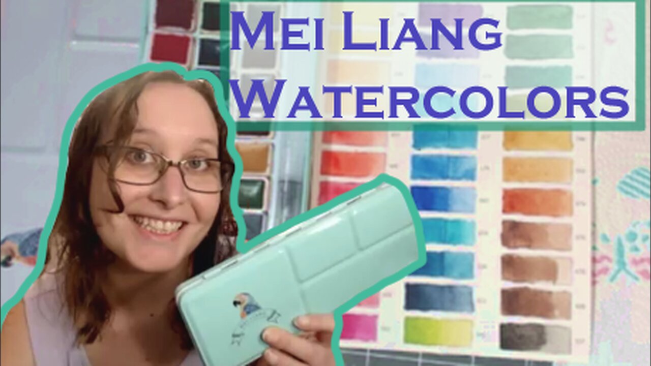 Trying out Mei Liang Watercolor Palette - Art Supply Review