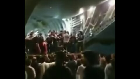Chaos in Kabul Airport