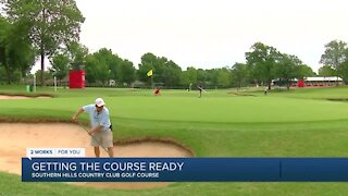 Preparing Southern Hills golf course for Senior PGA