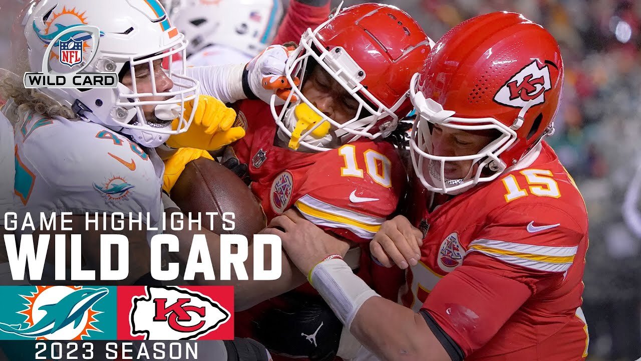 Miami Dolphins vs. Kansas City Chiefs Game Highlights | NFL 2023 Super Wild Card Weekend