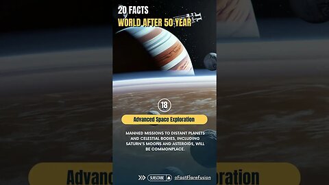 🟠 20 Facts | World After 50 year ✔️ - Fact 18