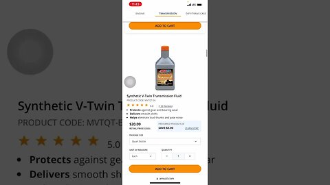 How to order, oil, filter, transmission fluid, primary fluid for a Harley Davidson