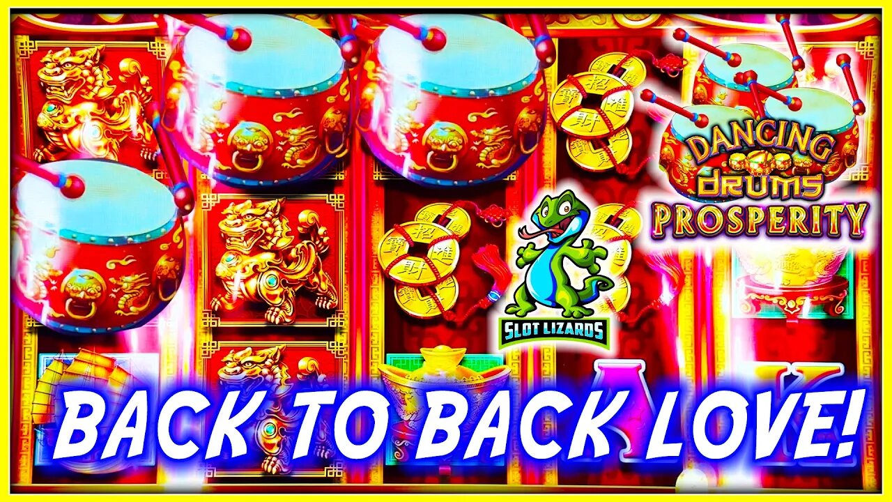 BACK TO BACK COMEBACK WIN!!! J LOVES BONUSES! Dancing Drums Prosperity