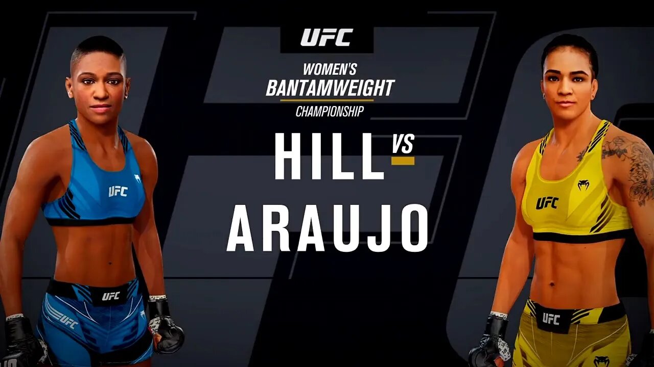 EA Sports UFC 4 Gameplay Viviane Araujo vs Angela Hill