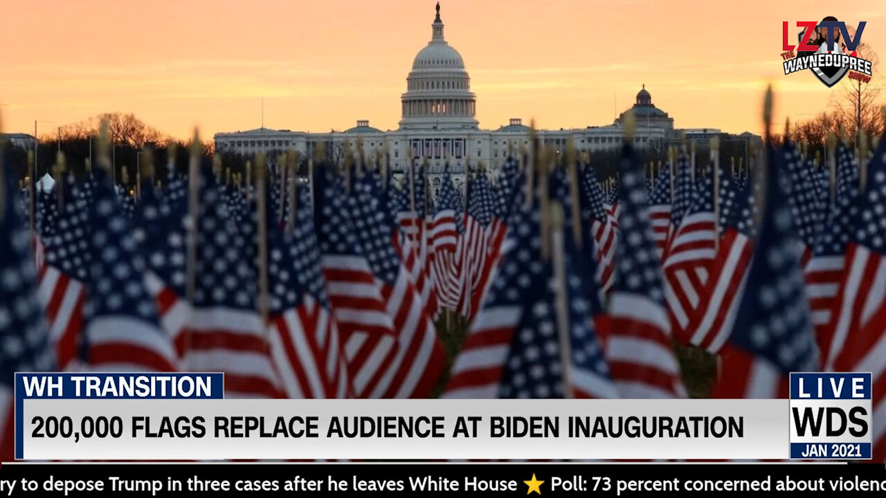 200,000 Flags Replace Audience at Biden Inauguration