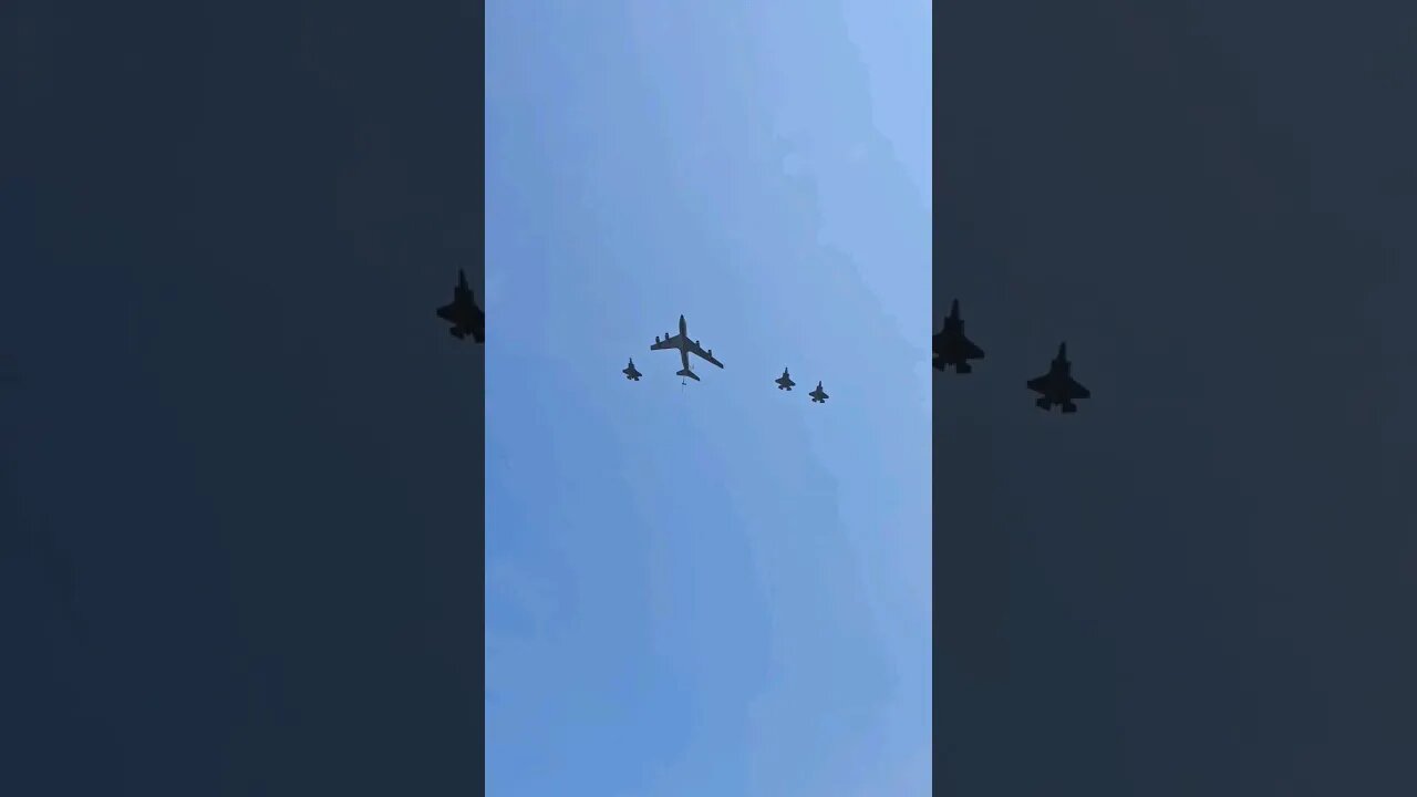 Magic Kingdom Air Force Flyover #waltdisneyworld #disney #wdw #magickingdom #flyover #jets