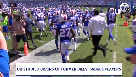 UB researchers studied the brains of retired Bills & Sabres players