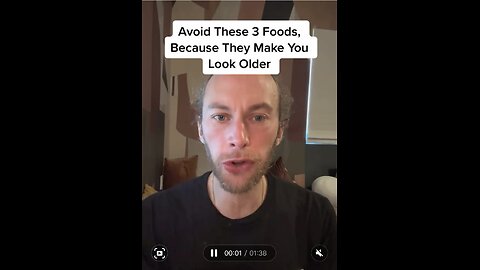 AVOID 3 Foods That Make You Look Older(CC)