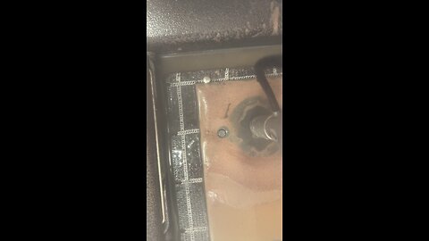 Wazer cutting a hole