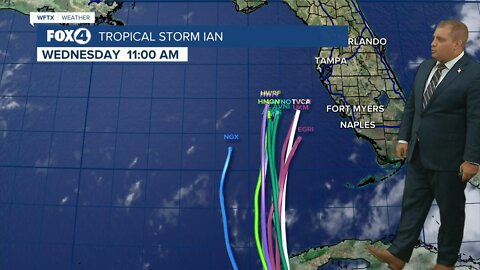 FORECAST: Tropical moisture increasing as Ian approaches