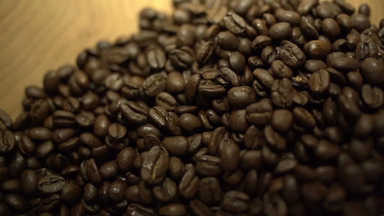 Beachfront B Roll Coffee Beans Fast Fall Free to Use HD Stock Video Footage