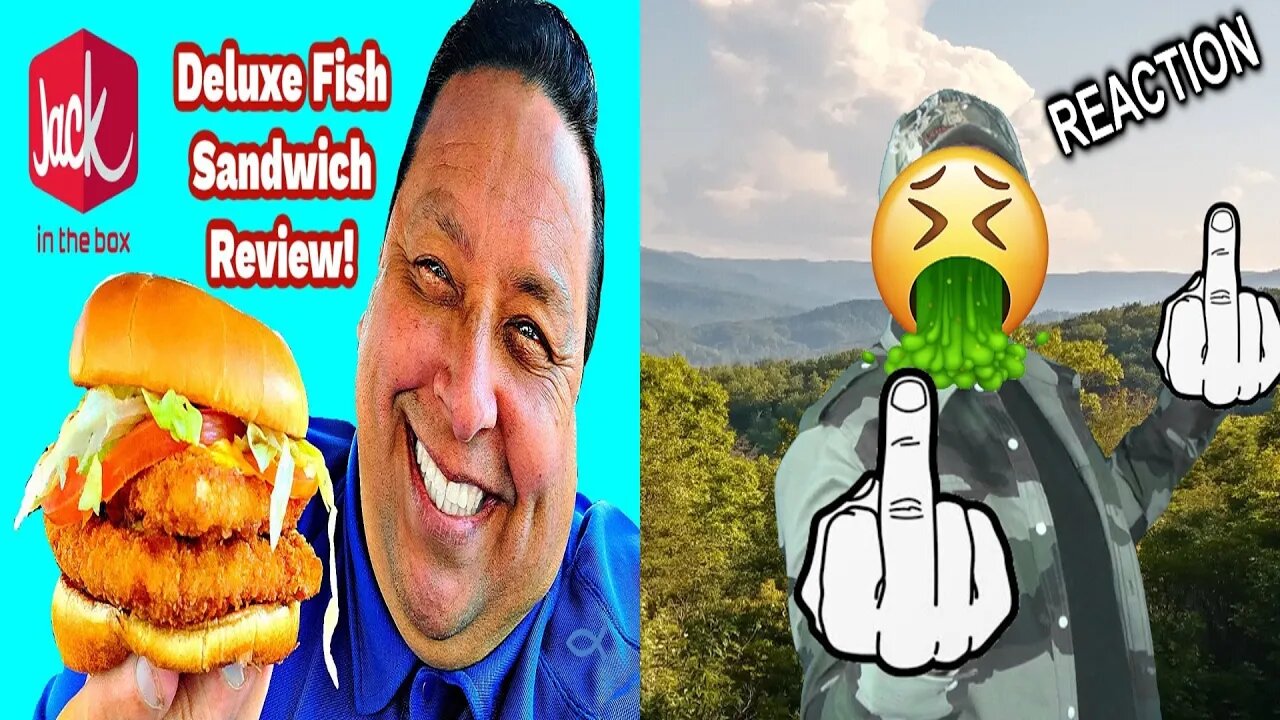 Jack In The Box New Deluxe Fish Sandwich Review! (JoeysWorldTour) REACTION!!! (BBT)