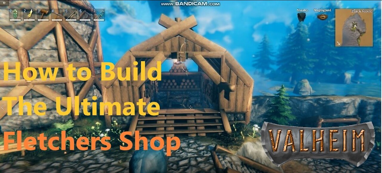 Valheim. How to build the Ultimate Fletchers Shop