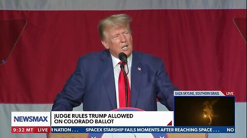 TRUMP MISTRIAL DENIED, BUT REMAINS ON COLORADO BALLOT