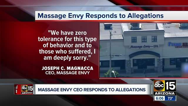 Massage Envy CEO releases letter about allegations against employees