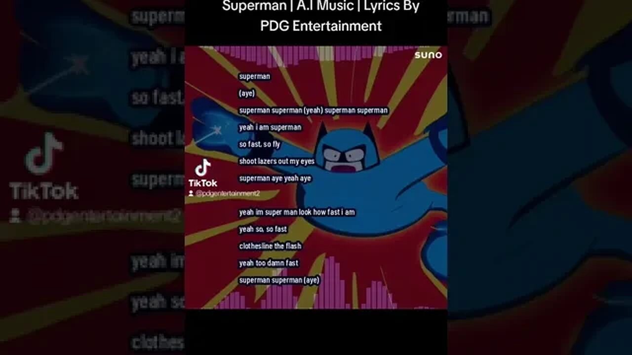 Superman | A.I Music | Lyrics By PDG Entertainment #aimusic #shorts