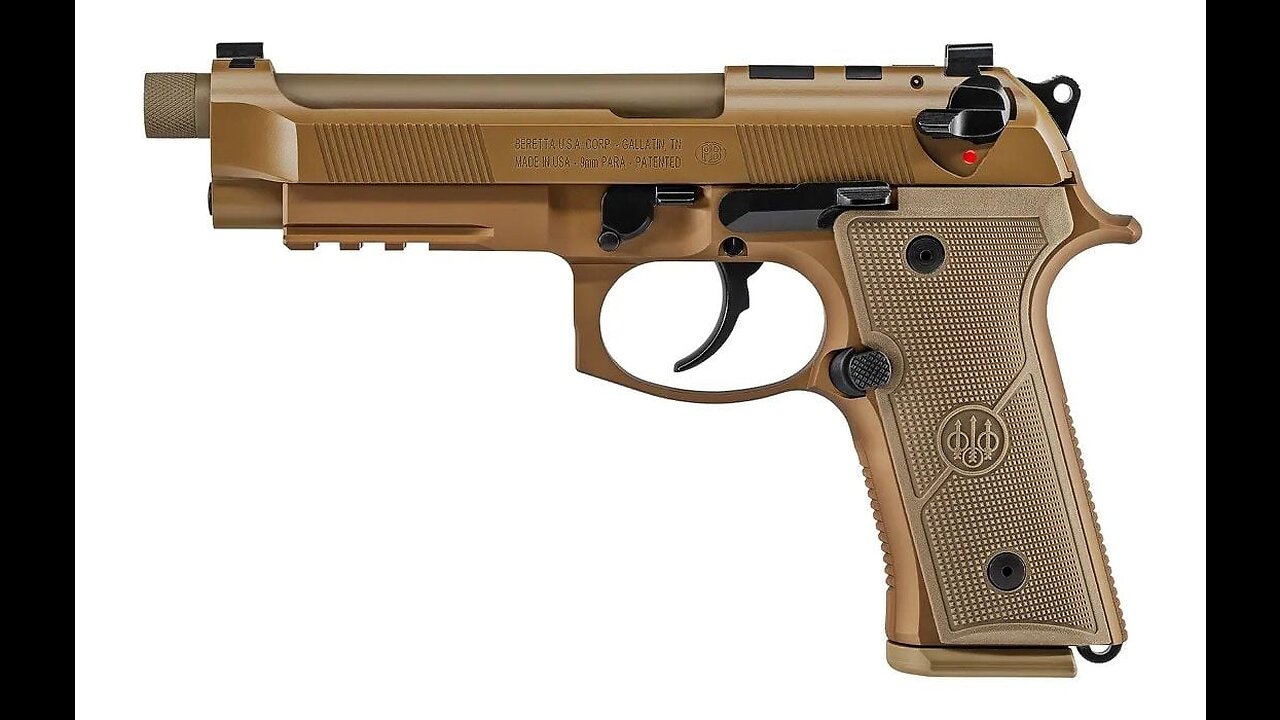 BERETTA M9A4 18 ROUND 9MM PISTOL, FLAT DARK EARTH - JS92M9A4GM