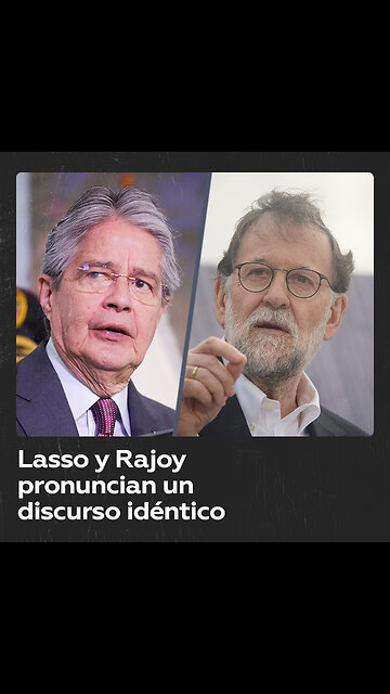 Palabras calcadas: Lasso y Rajoy pronuncian el mismo discurso en un foro de derechas en Argentina