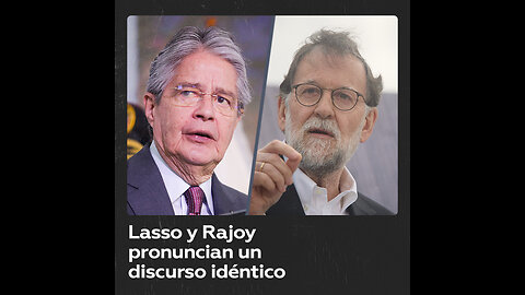 Palabras calcadas: Lasso y Rajoy pronuncian el mismo discurso en un foro de derechas en Argentina