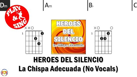 HEROES DEL SILENCIO La Chispa Adecuada FCN GUITAR CHORDS & LYRICS NO VOCALS