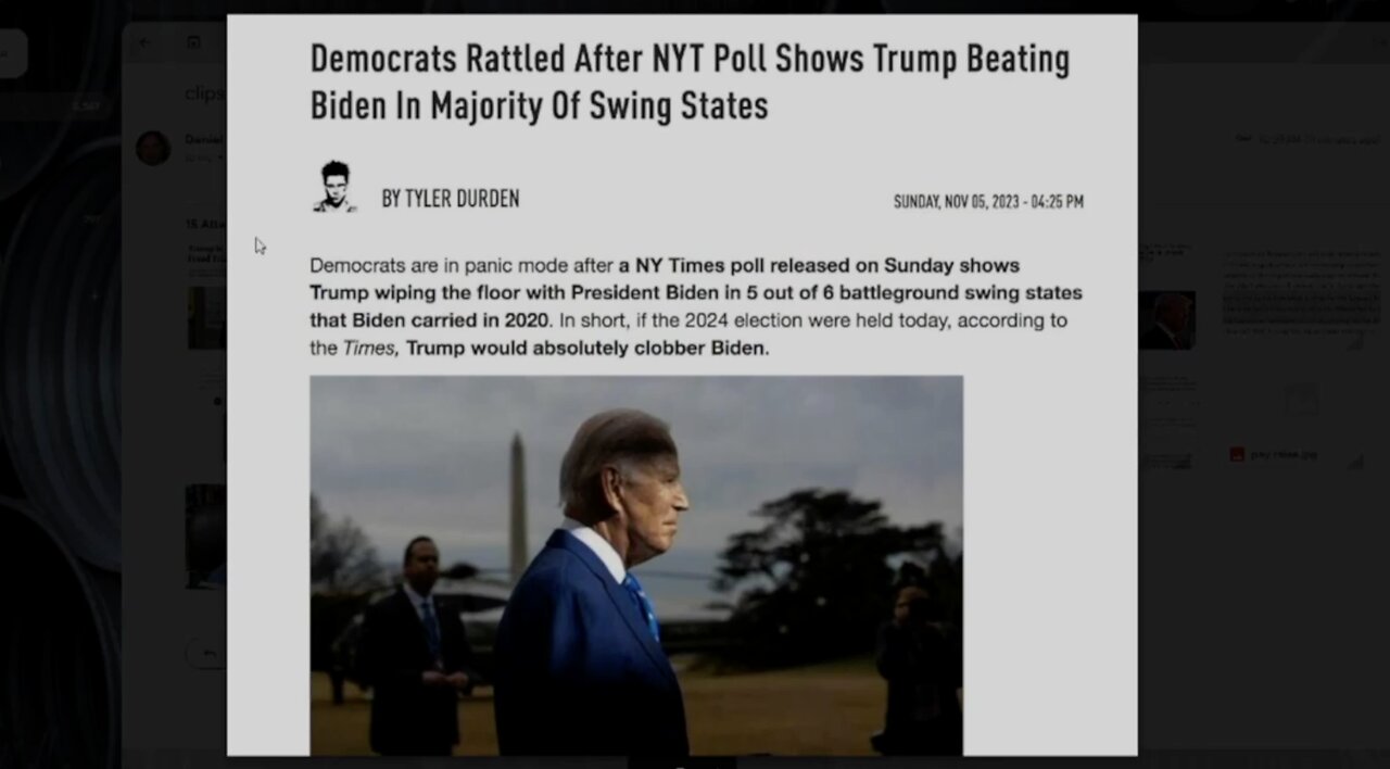 Biden Polls Poorly Against Trump, And Poorly Handles Israel/Gaza