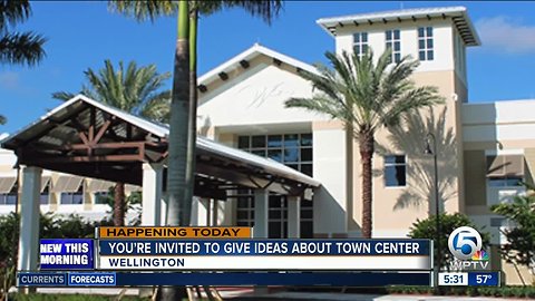 Wellington to host community input meeting Monday night about new town center