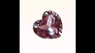 Lab Created Alexandrite – Chrysoberyl Heart Shape