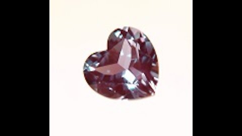 Lab Created Alexandrite – Chrysoberyl Heart Shape