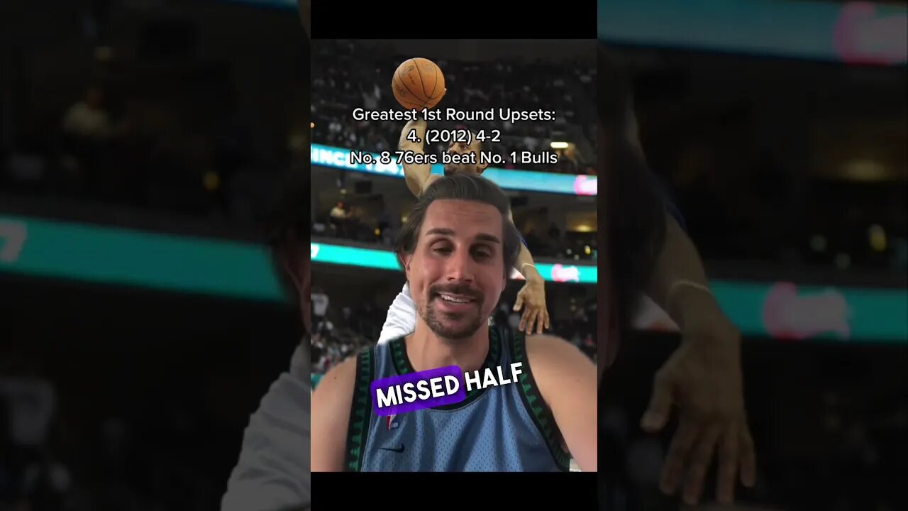 Greatest NBA 1st Round Upset EVER?!!! #shorts