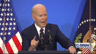 Biden Screams About Leading The World