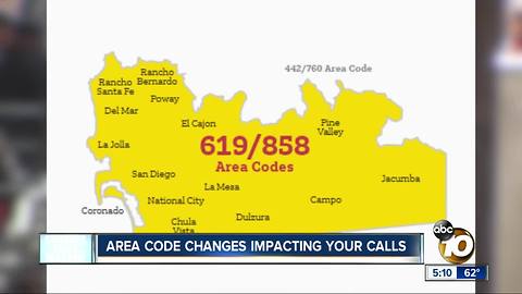 San Diego callers will be required to use area codes for local calls