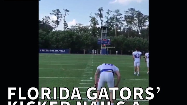 Florida Gators' Kicker Nails An 81-yard Field Goal