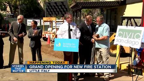 Grand opening for new fire station in Little Italy
