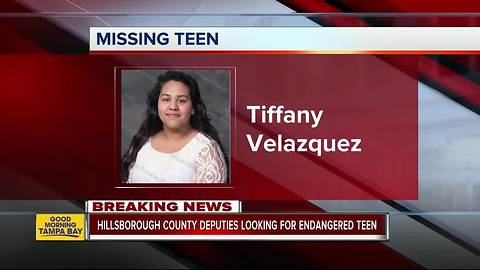 Deputies seek help finding missing, endangered 16-year-old Tampa girl