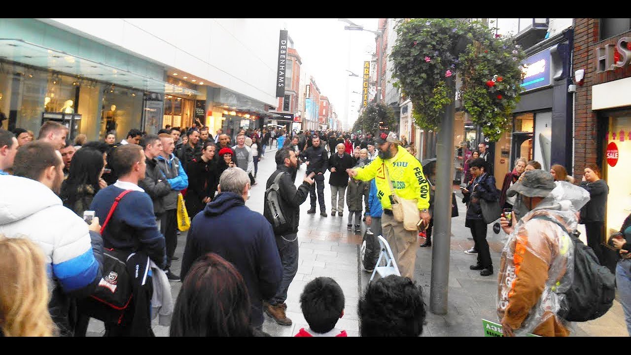 Dublin, Ireland Street Preaching | ILAC Shops on Henry St | Kerrigan Skelly