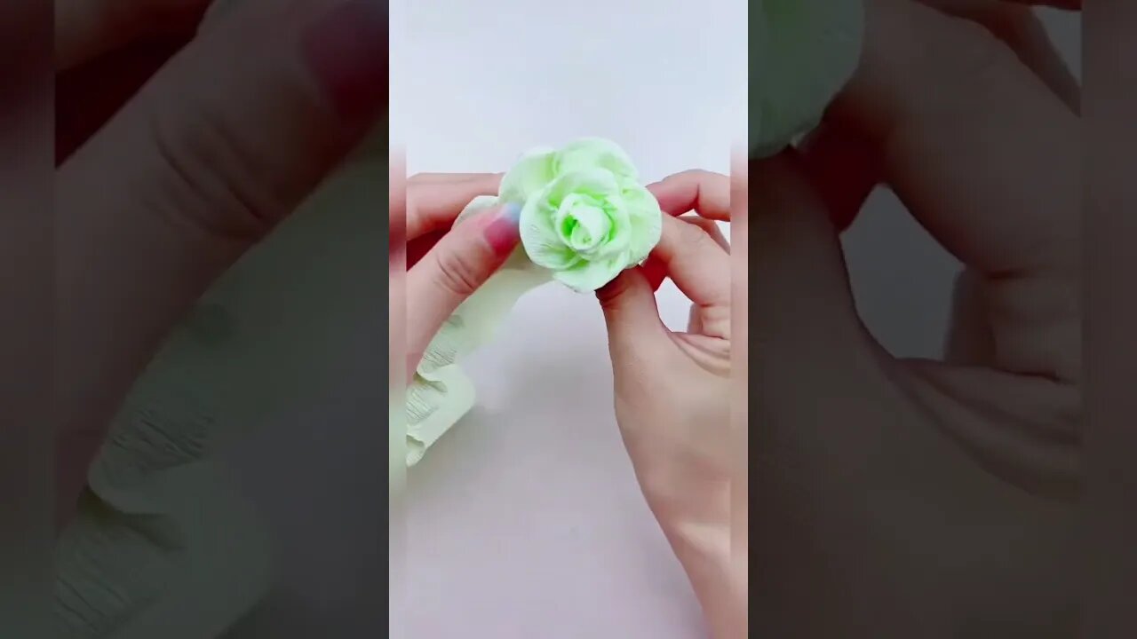 361 Handmade diy paper rose craft tutorial#handmade #diy #flowers #foryou #gift #rose #craft #handma