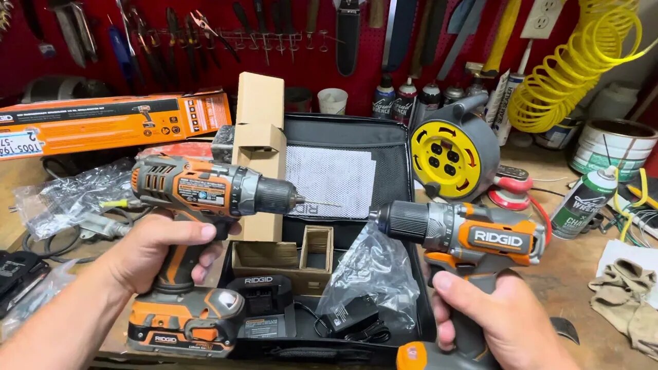 RIDGID Sub Compact Brushless Drill Unboxing. (R8701K)