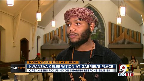 Dozens gather for Kwanzaa celebration in CIncinnati