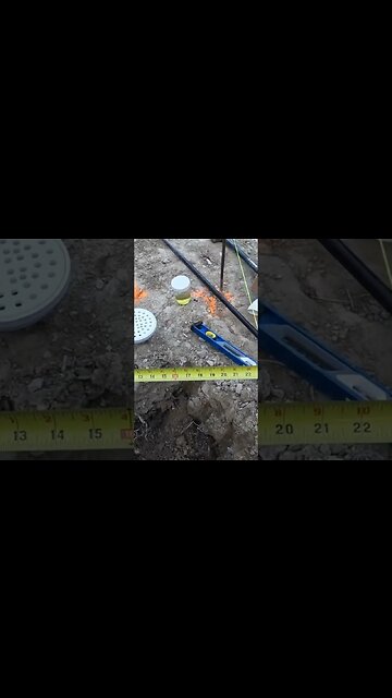 Dry fitting and measuring drain pipe #garagebuild #shorts