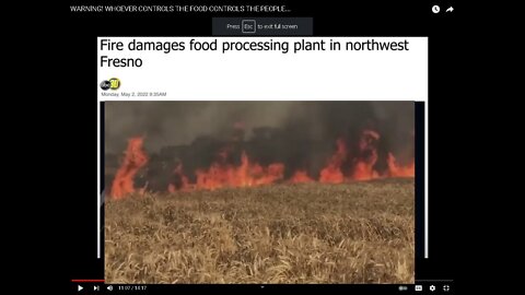 Warnlng! Whoever Controls the Food Controls the People! [04.05.2022]