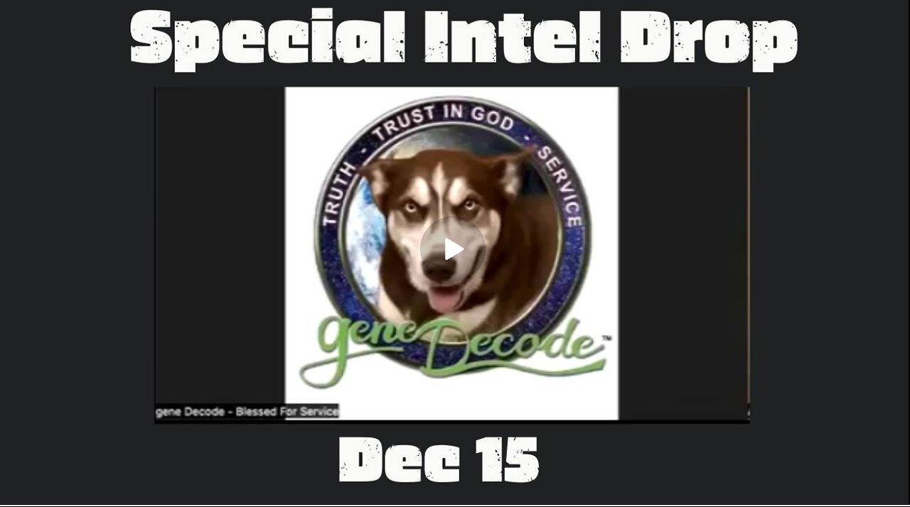 Gene Decode & AJ Roberts- Special Intel Drop That Will Change The Game All Together! Dec 15!