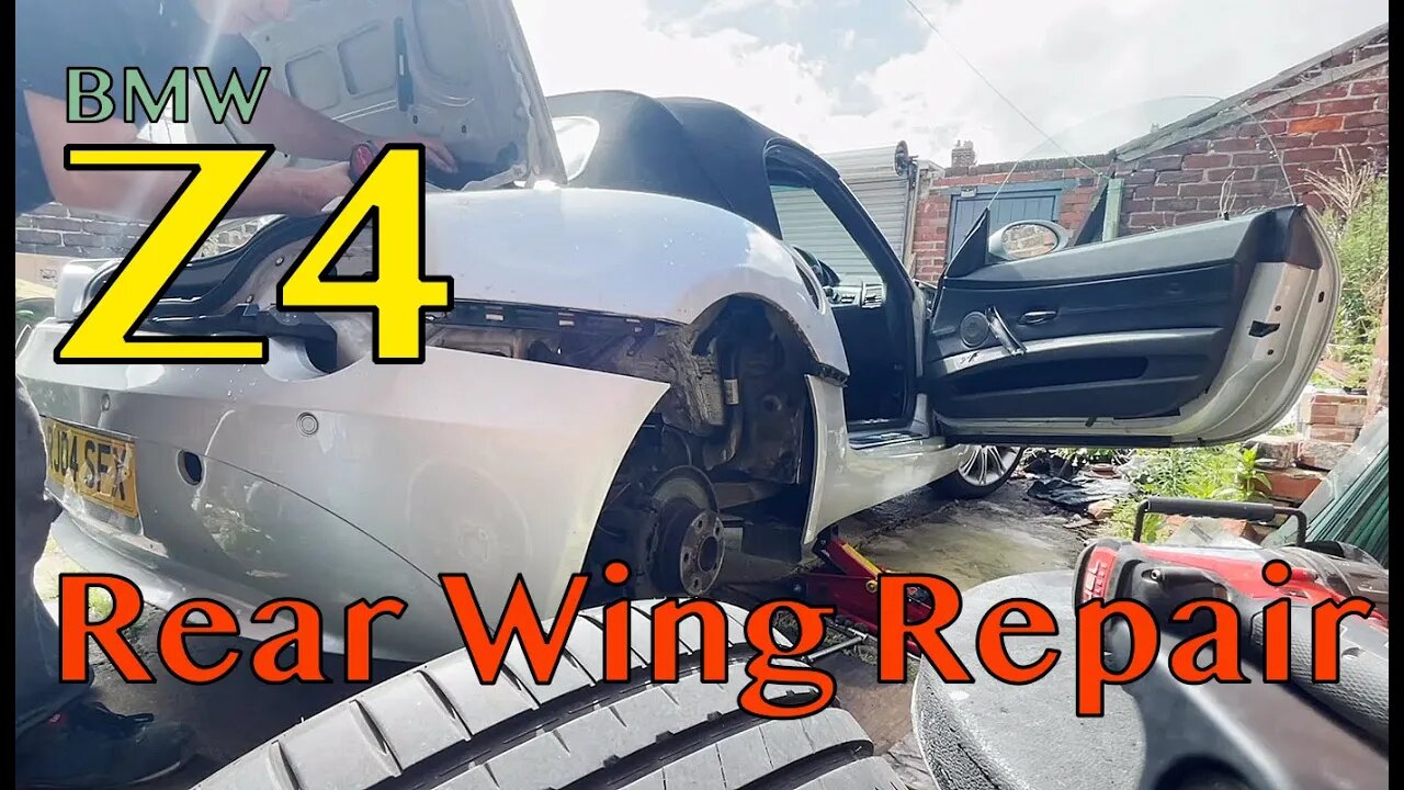 BMW Z4 Rear Wing Fender Repair - Part 20